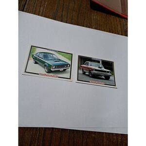Vintage Lot of 2 1992 Collect A Card Musclecars Trading Cards AMC LOT